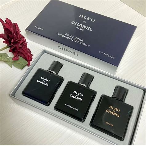 coffret bleu de chanel|parfum chanel coffret.